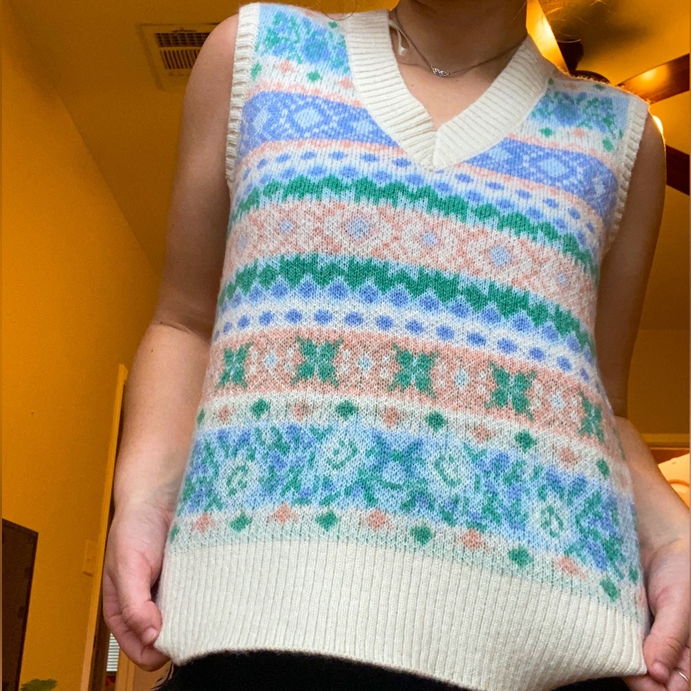 Wild Fable Pastel Sweater Vest